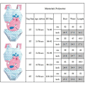 Miniatyrbild 2 av 2: Toddler Baby Flickor Barn Printed badkläder Badkläder i ett stycke Monokini Whale 5-6 Years
