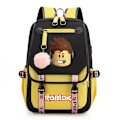 Pikkukuva 1 / 5: roblox reppu lasten reput reppu USB-liitännällä 1kpl gul 3