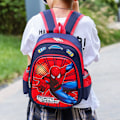 Miniatyrbild 8 av 9: Barn Pojkar Barn Spiderman Ryggsäck Axel Skolväskor Ryggsäck D