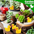 Miniatyrbillede 3 af 7: Mini Resin Ducks Gul Tiny School Garden Project Accessories 100PCS