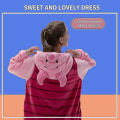 Miniatyrbillede 3 af 3: Snug Fit Unisex Voksen Onesie Pyjamas Flanell Cosplay Animal One Piece Halloween kostume Nattøj Hjemmetøj Q Piglet 95cm