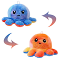 Miniatyrbilde 2 av 2: Vendbar Octopus Plushie Dobbeltsidig Flip Doll Show Mood Toy Style 9