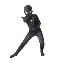 Miniatyrbillede 1 af 2: Sort Spider Bodysuit One Piece børns Halloween kostume 150