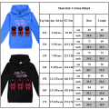 Miniatyrbilde 3 av 3: Kids Squid Game Casual Langermet hetteoverdeler Kostyme Cosplay marineblå black 120cm