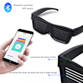 Pikkukuva 2 / 5: Smart Glasses LED Light Up -lasit Bluetoothilla blue