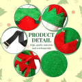 Miniatyrbild 2 av 5: Jullov Elf Cosplay Dräkt Outfit För Barn Barn Flickor Xmas Cosplay Outfits Klänning Strumpor Skor Hatt Fancy Dress Up 8-9 Years