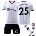 Miniatyrbillede 1 af 2: 22-23 Manchester United udefodboldtræning i trøjedragt Sancho NO.25 Kids 20(110-120CM)
