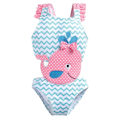 Miniatyrbild 1 av 2: Toddler Baby Flickor Barn Printed badkläder Badkläder i ett stycke Monokini Whale 4-5 Years