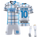 Pikkukuva 1 / 2: Kids Soccer Jersey Jalkapallo Jersey Home Away Training Jersey 21/22 20 21 Barcelona Home Messi 10 Kids 26 (140-150) 20 21 Away Kit Lautaro 10 Kids 16 (90-104)