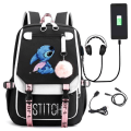 Pikkukuva 1 / 4: stitch-reppu lasten reput reppu USB-liitännällä 1 sort 2