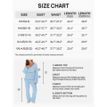 Miniatyrbild 6 av 6: Kvinnors 2-delade outfits Fuzzy Fleece Pyjamas Set Långärmad Loungewear White White L