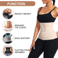Miniatyrbild 4 av 5: Waist trainer Kvinnor Träning Midjeelastiskt magband black 4m