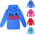 Miniatyrbilde 4 av 4: Stranger Things Barn Gutter Trykk Hettegenser Genser k Rose Red 150cm