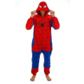 Miniatyrbild 1 av 6: Halloween Unisex Onesie Kigurumi Fancy Dress Kostym Huvtröjor Pyjamas Sleep Wear-9-1 - Perfet Spider Man Spider Man M for 160-170cm