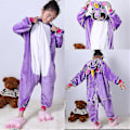 Pikkukuva 4 / 5: Lasten Onesie Flanellipyjamat Sarjakuva eläinhahmon puku hupulla Talven kotiasu 3D Tigger