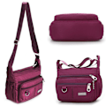Pikkukuva 4 / 10: Axelväska Messenger Laukut Cross Body ROSE RED rose red