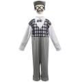 Miniatyrbild 2 av 6: Barn Pojkar Cosplay Morfar Old Man Skolkostym Performance Kläder Outfits grey L