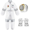 Miniatyrbild 2 av 5: Astronautdräkt för pojkar, Cosplay Jumpsuit Party Fancy Outfit Set Halloween L