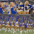 Miniatyrbild 9 av 10: NFL Football League Dallas Cheerleading Kläder Dam Blå Stjärna Dallas Cheerleading Uniform Kläder Cheerleading 2XL
