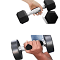 Miniatyrbild 4 av 5: Crosstraining Handskydd Handgrepp Gymhandskar Styrketränare Silikonhandflata Black