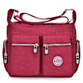 Miniatyrbild 1 av 5: Damväskor Messenger Cross Body Väskor Axelväska Semester Resväska Handväskor Wine Red