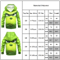 Miniatyrbild 3 av 3: Grinch-tryckta Sweatshirts Barnjultröjor för barn 130cm