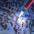 Miniatyrbild 9 av 10: LED-diamantmålningspenna DIY-hantverkskit Alla hjärtans dag Red