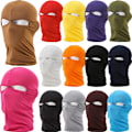 Miniatyrbild 1 av 2: Balaclava Mask 2 Hål Skidmask Full Ansiktsmask Halsvärmare Motorcykel Hjälm Coffee
