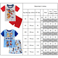 Miniatyrbild 3 av 3: PAW Patrol Pojkar Pyjamas Barn Pojkar Flickor 2-dels Set Kortärmad Tryck Toppar + Shorts Tryckta Kläder Pyjamas & Vardagskläder Barnpresent #1 95cm