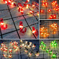 Miniatyrbillede 2 af 2: Jule LED bryllup Have Lys Kæde festival dekoration C