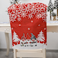 Miniatyrbild 5 av 5: 2 st Jul Matsalsstolsöverdrag Ornament för Jul Red