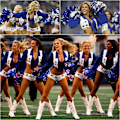 Miniatyrbild 8 av 10: NFL Football League Dallas Cheerleading Kläder Dam Blå Stjärna Dallas Cheerleading Uniform Kläder Cheerleading 2XL
