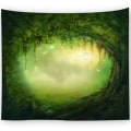 Miniatyrbild 1 av 2: Magisk Skog Väggdekoration Tapestry-1 C 200*150cm