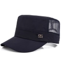 Miniatyrbilde 1 av 2: Retro Snapback Mesh Caps for menn, ensfargede flate baseballcaps Dark Cyan