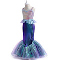Miniatyrbild 4 av 4: Karneval Sjöjungfru Flickor Prinsessklänning Halloween Cosplay Kostym 110cm
