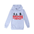 Miniatyrbillede 4 af 5: Kid Stranger Things Langærmet Sweatshirt Hættetrøje Løs Pasform Grey 140cm