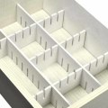 Miniatyrbild 9 av 11: Justerbar Låddelare Organizer Strumpor Förvaring Organizer 8PCS