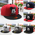 Miniatyrbild 2 av 2: Pojkar Flickor Mickey Mouse Snapback Sport Gym Justerbar Hatt Red & Dark Blue