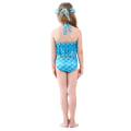 Miniatyrbild 5 av 8: Barn Flickor Mermaid Tail 3ST Set Kostym Baddräkt Badkläder Strandkläder Ålder 2-13 år B 140cm
