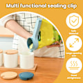 Miniatyrbillede 5 af 5: Forseglingsclips, plastikposeclips, stærke poseclips, poseforsegling Blue