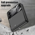 Miniatyrbild 6 av 10: Skyddande fodral för Samsung Galaxy Z Flip 4 Vikbar Telefon Black