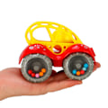 Miniatyrbillede 3 af 5: Rangle & Rul Bil Legetøj Oball Gribehuller Farvede Perler I Kraftig red