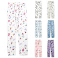 Miniatyrbild 5 av 7: Dam & Flickor Cartoon Cat Print Flanell Jul Anime Mjuka Sovbyxor White L