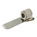 Miniatyrbillede 1 af 5: Dobbelt Åbning Fjeder Penneclips Holder Enkelt Hul Skrivehjælp Single Hole