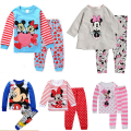 Miniatyrbild 2 av 5: Mickey Minnie Barn Flickor Pojkar Pyjamas Toppar Byxor Nattkläder Red 100