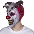 Miniatyrbild 2 av 5: Halloween Läskig Clownmask Latex Krypande Skräck Joker Mask