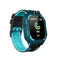 Miniatyrbillede 1 af 5: Børne Smartwatch Vandtæt Taleopkald Positionering Bevægelsessikkerhed Green blue