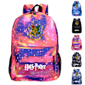 Pikkukuva 4 / 5: Harry Potter Reppu Lapsille Pojat Opiskelija Koululaukku Olkalaukut Suuri Matkareppu Red 30*12*42cm