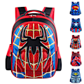 Miniatyrbillede 2 af 2: Rygsæk til småbørn, skolesæk til studerende, vandtæt og let Spider-man -A