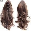 Miniatyrbilde 5 av 5: Messy Bun Hårdel Hårforlengelse Hestehale parykker 40cm1B#